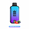A Bang Box vape device with a gradient blue to purple finish and an image of mixed berries (strawberry, blueberry, blackberry) at the bottom, labeled "DY0100T8HE Triple berry ice."