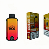 Bang disposable vape device and packaging, featuring a gradient design with the brand logo and warnings about nicotine addiction.
