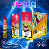 Bang Beach branded vape device with "22000 puffs" text, featuring a dragon logo, alongside a product box with warning label and icons indicating features like 850mAh battery, 36ml capacity, and Type-C charging.