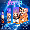 Disposable vape device packaging featuring "Bang Beach Watermelon Ice" with 22000 puffs, a cartoonish character design, nicotine warning label, 36ml e-liquid, Type-C charging, and 850mAh battery capacity.