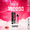"Promotional image for a 'Bang' disposable vape featuring watermelon bubble gum flavor, offering 18,000 puffs with a rechargeable mesh coil and Type-C charging."