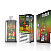 Packaging for "Bang King" vape device showing "15000 PUFFS" with a cartoon character smoking, featuring a "Double Apple" flavor and a nicotine warning label.