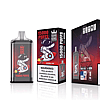 Packaging and product display of a Bang King vape device with 15,000 puffs, featuring an astronaut graphic and a warning label about nicotine.