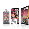 Bang King vape device packaging with "15000 Puffs," "Pink Lemonade" flavor, featuring colorful artwork of a woman’s face, and a nicotine warning label stating, "This product contains nicotine. Nicotine is an addictive chemical."