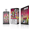 Bang King vape device and packaging, labeled with "15000 puffs," featuring a cartoon robot holding ice cream and wearing glasses, with warning about nicotine addiction.