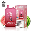 Bang King 25000 puffs disposable vape device with watermelon flavor packaging and nicotine warning label.