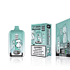 Bang King disposable vape device and packaging, featuring a digital display and branding with a stylized monkey wearing a crown. The package highlights "15,000 puffs" and "Sour Apple Blueberry" flavor, along with a nicotine warning.