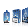 Bang King disposable vape device and packaging featuring a blue cartoon gorilla, 15,000 puffs, a smart screen, and a nicotine addiction warning label.