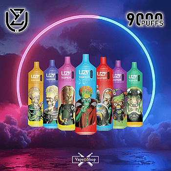 UZY VAPER 9000 9K Puffs Monouso Vape Best-Seller UZY E Cigarette Pen all'ingrosso
