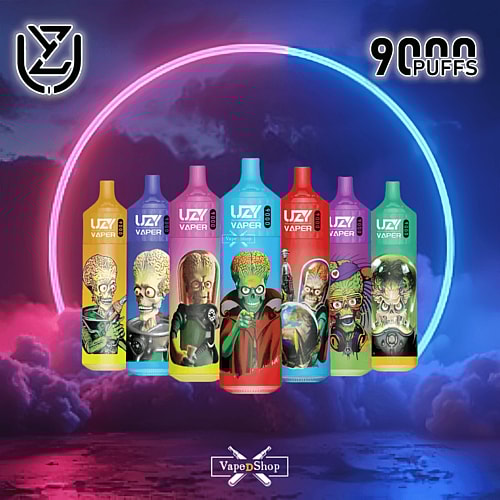 UZY VAPER 9000 9K Puffs Disposable Vape Best-Selling UZY E Cigarette Pen Wholesale
